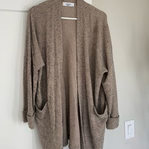 CJLA Hazel Knit Cardigan, Stone (S/M)